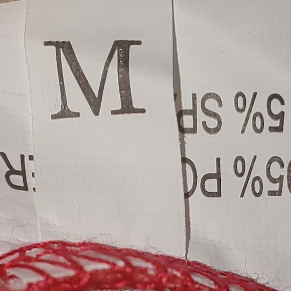 Red Ditsy Floral Ruffle Hem Knot Zipper Midi Summer Dress MEDIUM - Picture 9 of 16